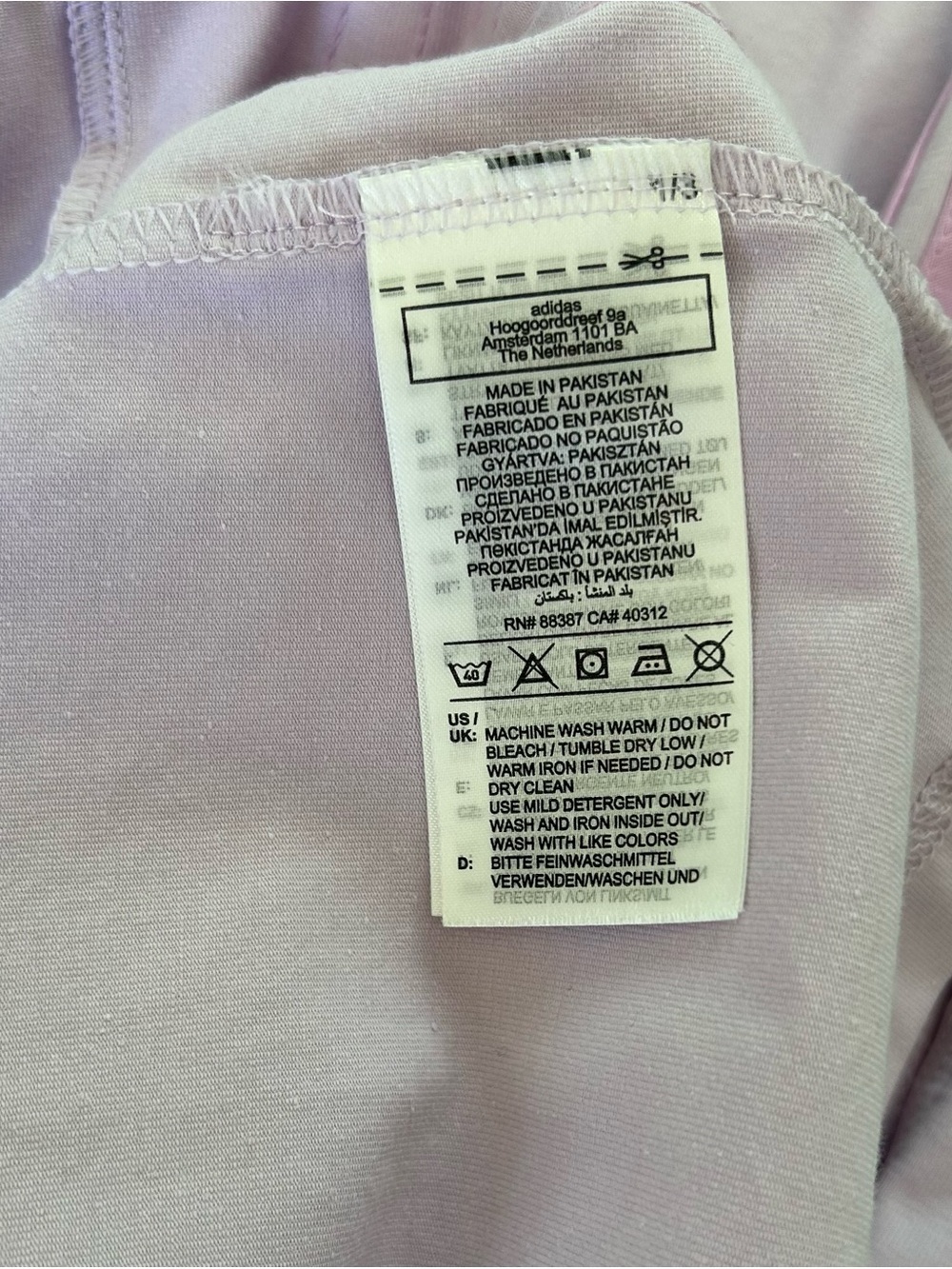 Adidas 3-Stripes Racerback Dress - Pink, Purple - Picture 13 of 14